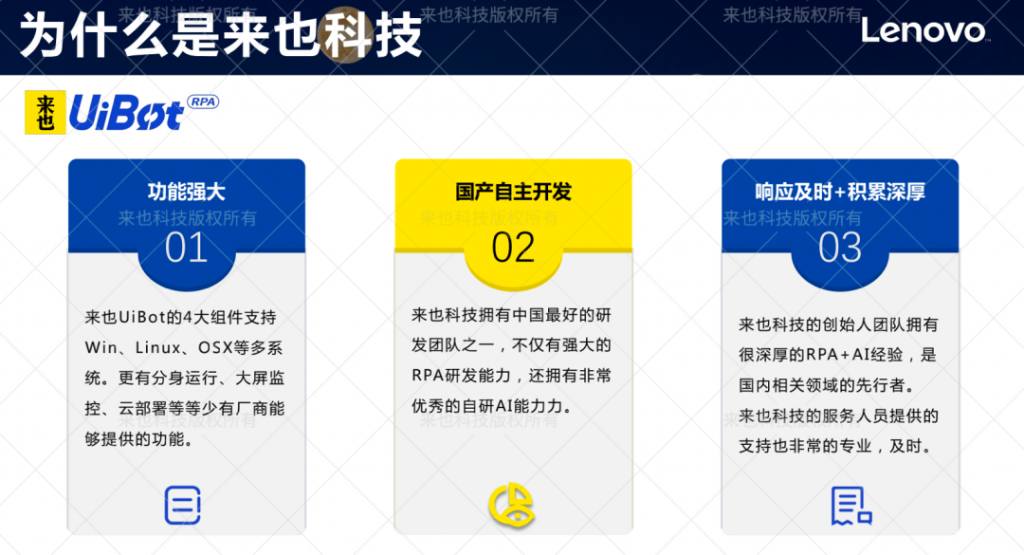 来也科技对话联想：IT部门如何通过RPA+AI部署年节省3000+工时